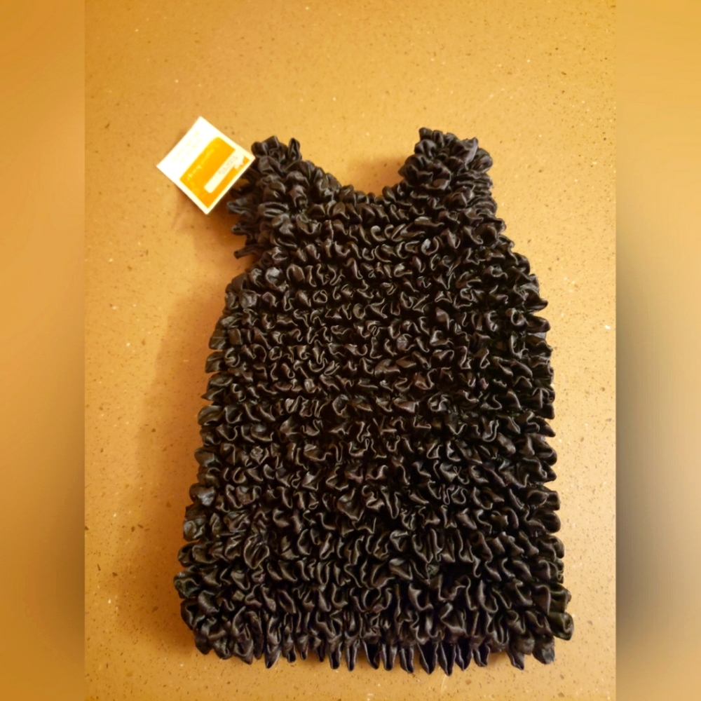 Black Popcorn Tank Top